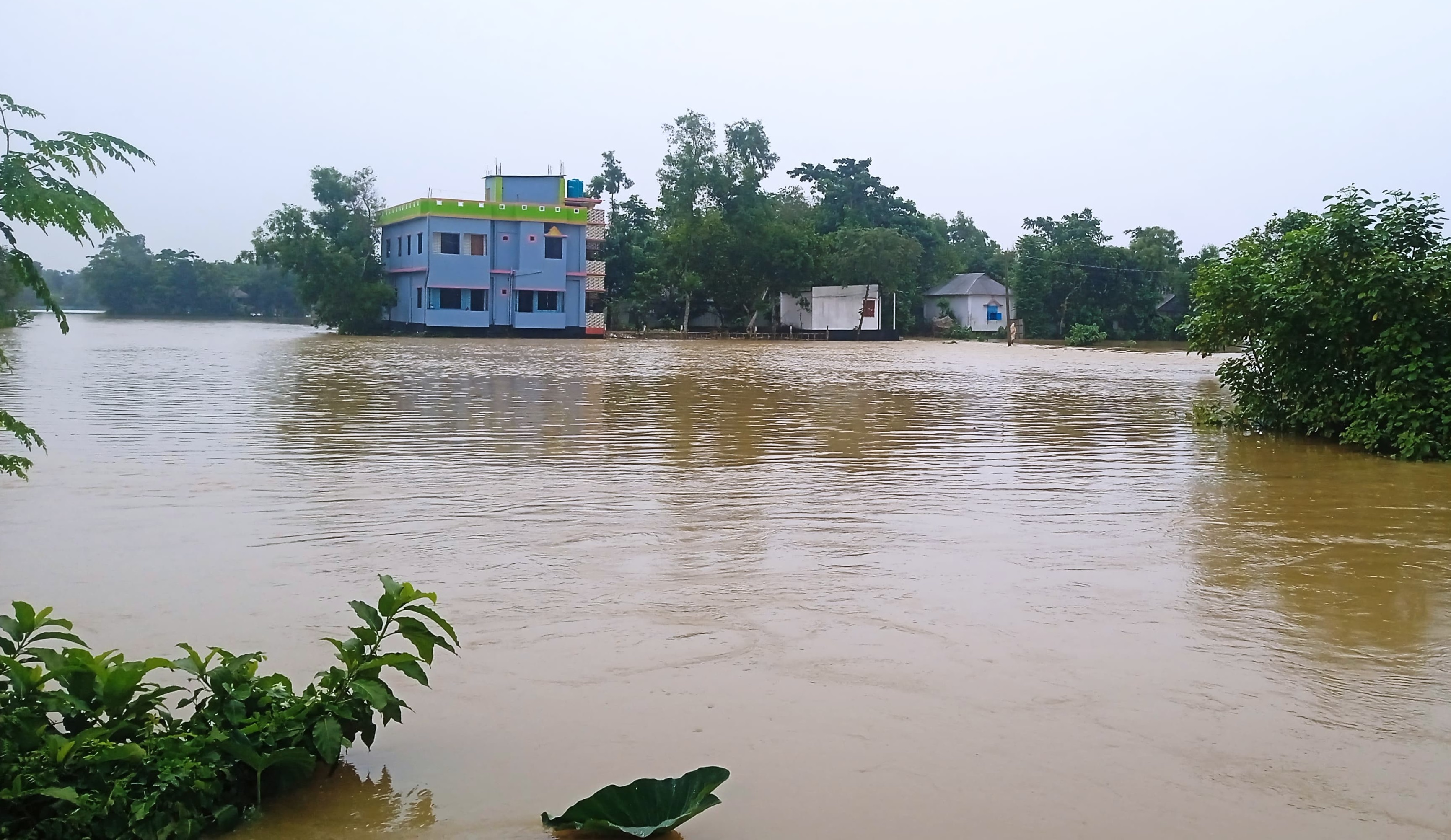আখাউড়ায় বন্যা পরিস্থিতি অবনতি, ১৯ গ্রাম প্লাবিত