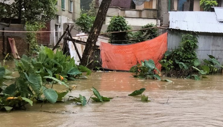 সীতাকুণ্ডে টানা বর্ষণে পৌরসভাসহ ৯টি ইউনিয়নে জলাবদ্ধতা