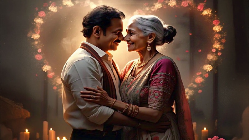 চল্লিশের যুবকের প্রেমে হাবুডুবু সত্তরের বৃদ্ধা