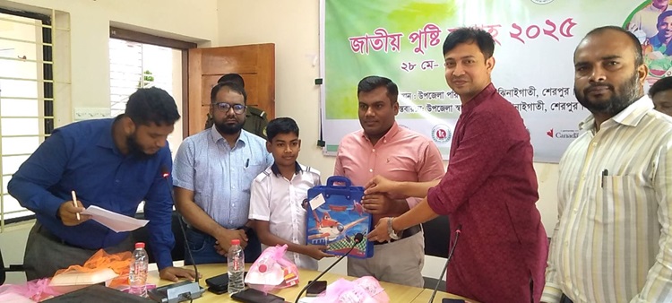 ঝিনাইগাতীতে পুষ্টি সপ্তাহ সমাপনী ও তামাক বিরোধী প্রশিক্ষণ