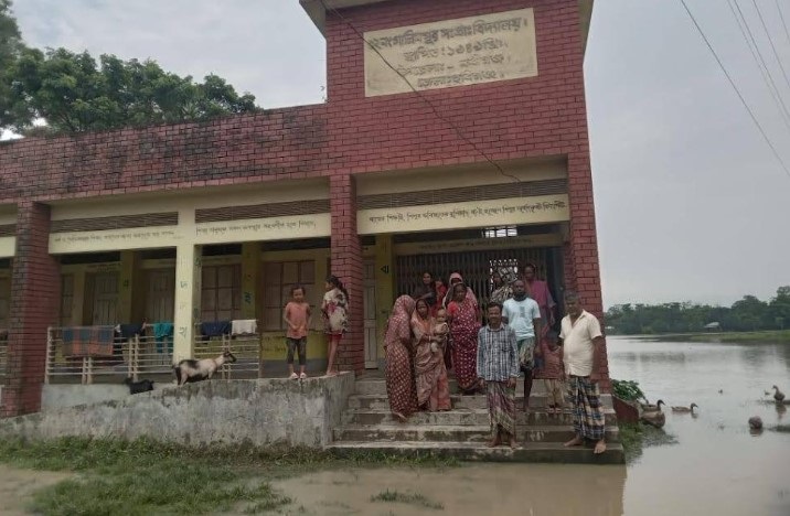 নবীগঞ্জে বন্যা পরিস্থিতি ভয়াবহ আকার ধারন করছে