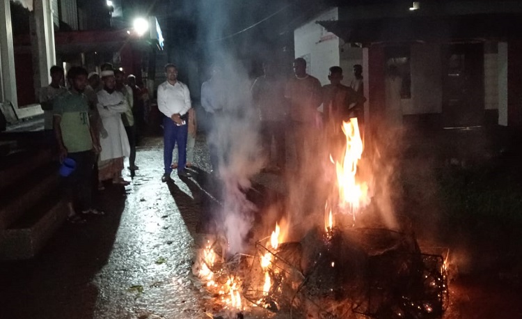 বারহাট্টায় ২০ হাজার টাকার অবৈধ চায়না দুয়ারী জাল জব্দ