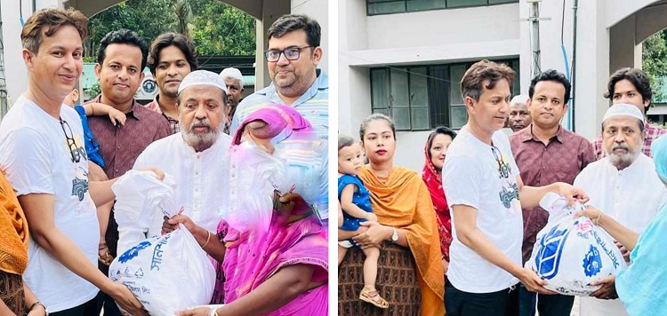 সুবিধাবঞ্চিতদের মাঝে কুআ'র ঈদ উপহার বিতরণ