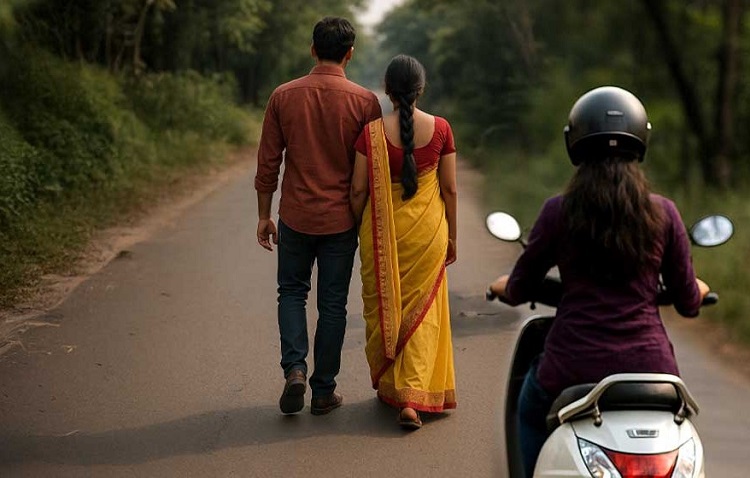 স্বামীর পরকীয়া ধরতে ধাওয়া করলেন স্ত্রী, রাস্তায় হাতাহাতি