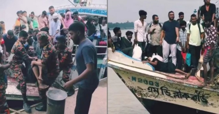রাজবাড়ীতে ডুবোচরে লঞ্চের ধাক্কা, ৩ যা‌ত্রীকে উদ্ধার