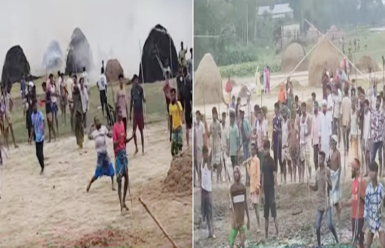 বাজিতপুর ঈদের দিন তুচ্ছ ঘটনায় দুৎপক্ষের সংঘর্ষ,  আহত ১০