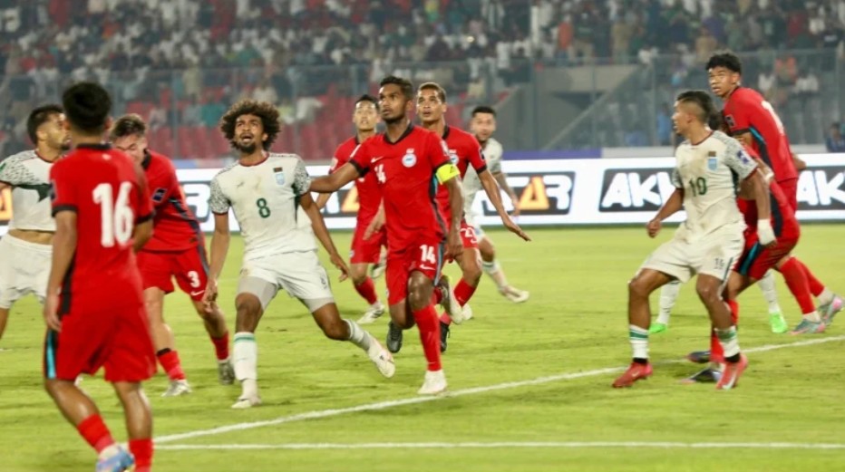 রাকিবের গোলে ব্যবধান কমাল বাংলাদেশ