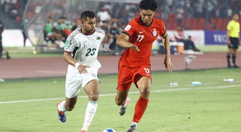 সিঙ্গাপুরের কাছে হেরে মাঠ ছাড়লেন হামজারা