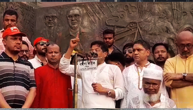শেরপুরে নবগঠিত বিএনপির আহ্বায়ক কমিটির আনন্দ মিছিল