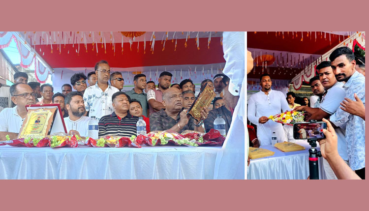 বাজিতপুরে নর্থ সাউথ বিশ্ববিদ্যালয় ছাত্রদলের সভাপতি সংবর্ধিত