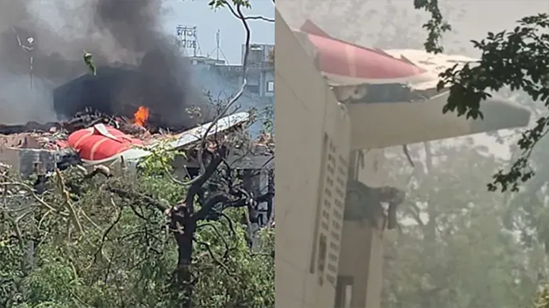 ভারতে বিমান বিধ্বস্ত: ২ শতাধিক আরোহী নিহতের শঙ্কা