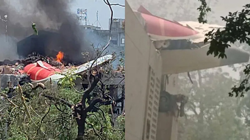 ভারতে বিধ্বস্ত বিমানটি যাচ্ছিল লন্ডন