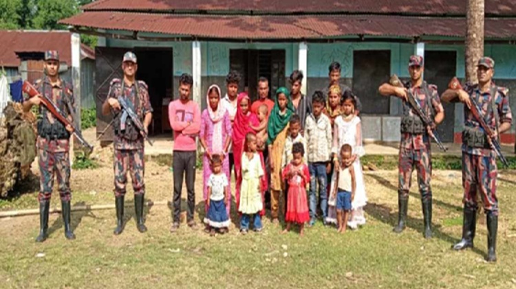 ছাতক সীমান্তে ১৭ বাংলাদেশিকে পুশ ইন করলো বিএসএফ