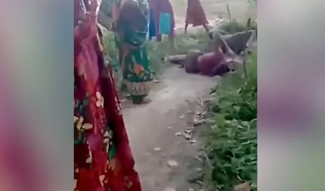 নেশার টাকা না পেয়ে মাকে পেটালো ছেলে