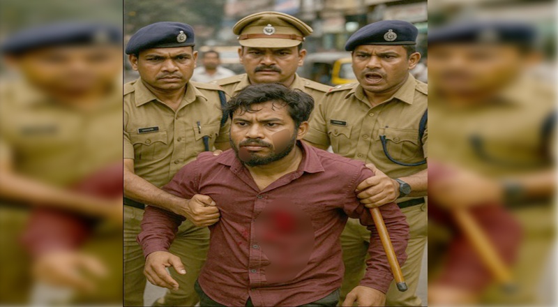 ভারতে পুলিশকে কুপিয়ে আটক বাংলাদেশি সুলতান