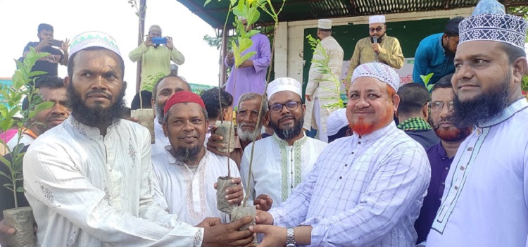 জীবননগরে জামায়াতের আর্থিক সহায়তা ও চারা বিতরণ