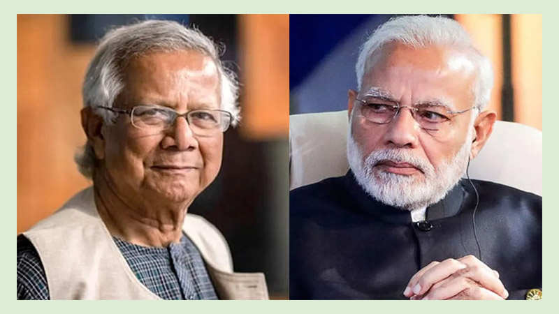 বিমান বিধ্বস্ত: সমবেদনা জানিয়ে মোদিকে ড. ইউনূসের চিঠি