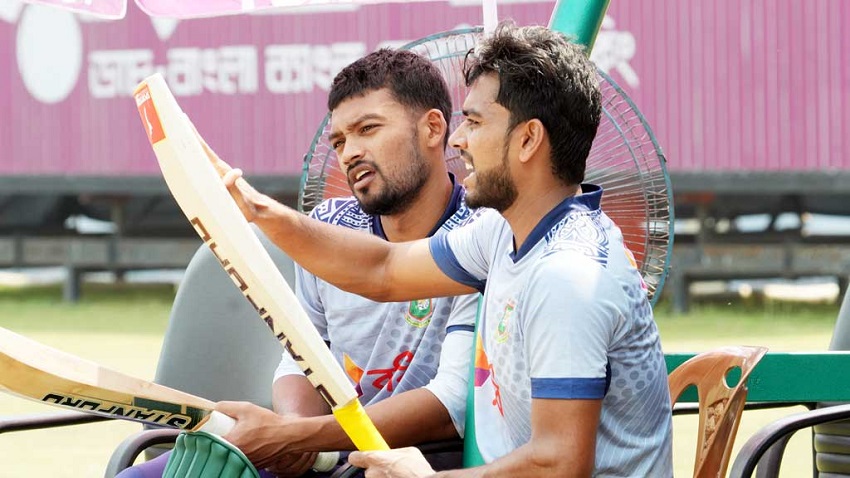 শান্তর সঙ্গে কোনো দ্বন্দ্ব হবে না : মিরাজ