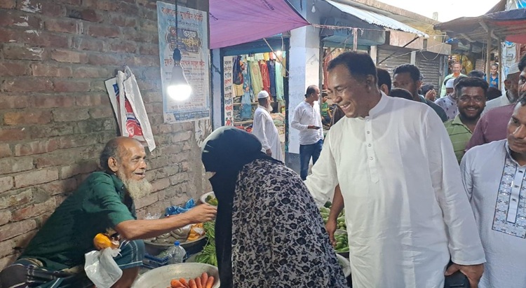 বিএনপির মনোনয়নপ্রত্যাশী রোকন উদ্দিন মিয়ার গণসংযোগ