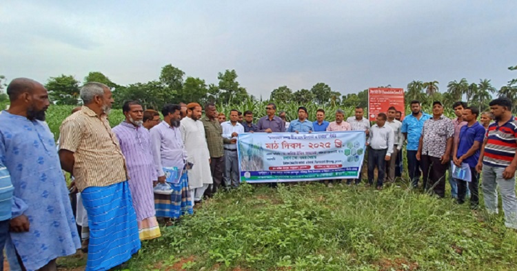 কৃষক পর্যায়ে আখের রোগমুক্ত পরিচ্ছন্ন বীজ উৎপাদন ও বিস্তারে মাঠ দিবস