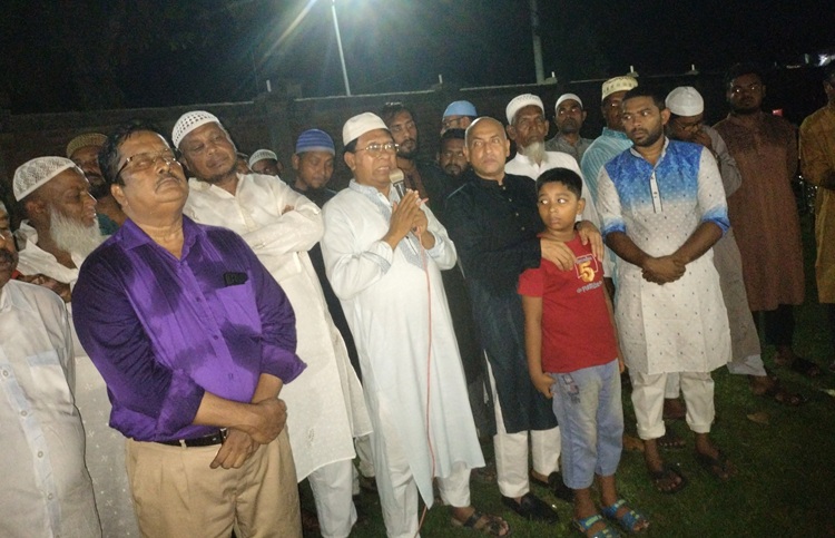 রাজবাড়ী জেলা বিএনপির আহবায়কের সহধর্মিনী জানাজা নামাজ সম্পন্ন