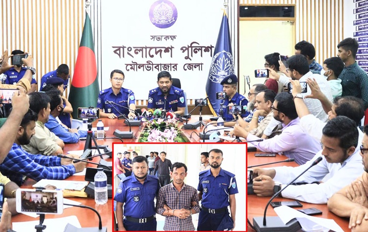 কুলাউড়ায় স্কুলছাত্রী নাফিজা হত্যা মামলার রহস্য উদ্ঘাটন : ঘাতক গ্রেপ্তার