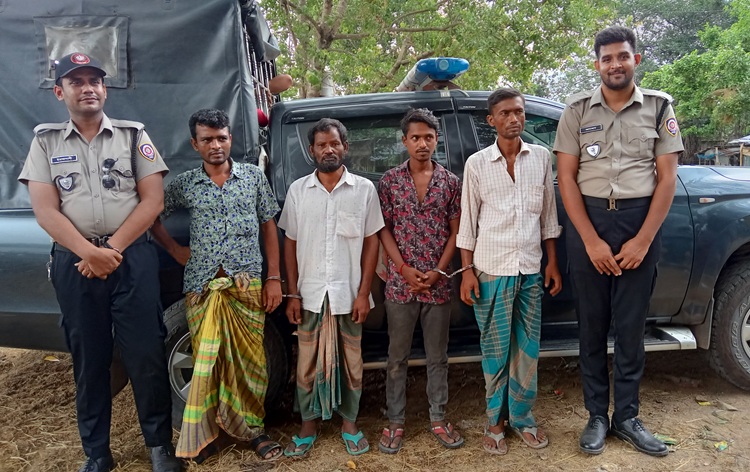 ধামইরহাটে মাদকবিরোধী অভিযান, আটক ৫ জনের কারাদণ্ড