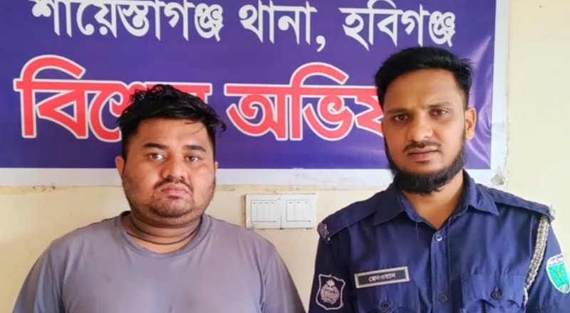 শায়েস্তাগঞ্জ পৌর ছাত্রলীগের যুগ্ম-সম্পাদক গ্রেপ্তার