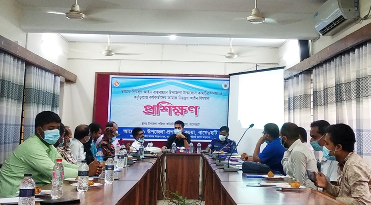 কচুয়ায় তামাক নিয়ন্ত্রণ আইন বিষয়ক প্রশিক্ষণ কর্মশালা