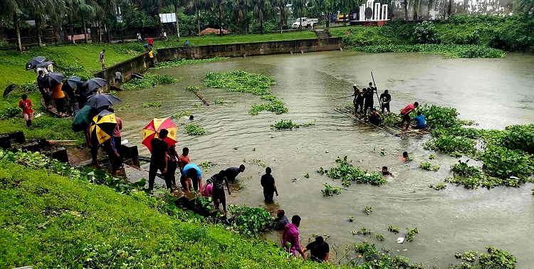 রামগড় লেক প‌রিস্কার-প‌রিচ্ছন্নতার উ‌দ্যোগ বিএনপি'র  