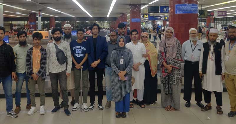 বিদেশে চিকিৎসা শেষে দেশে ফিরলেন গুলিবিদ্ধ ৬ জুলাই যোদ্ধা