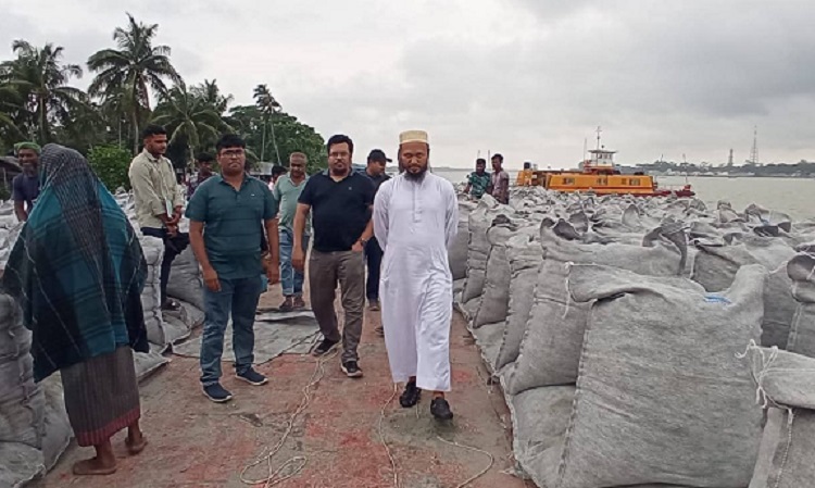 নেছারাবাদে সন্ধ্যা নদীর ভাঙন রোধে ৪৭ কোটি টাকার প্রকল্প বরাদ্দ