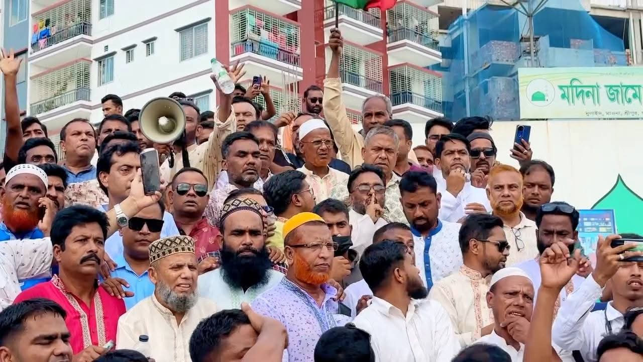 শ্রীপুর উপজেলা ও পৌর বিএনপির আনন্দ মিছিল
