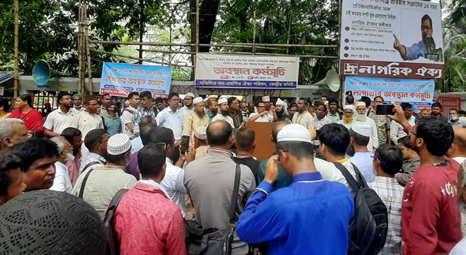 লাগাতার অবস্থানের হুঁশিয়ারি ননএমপিও শিক্ষকদের