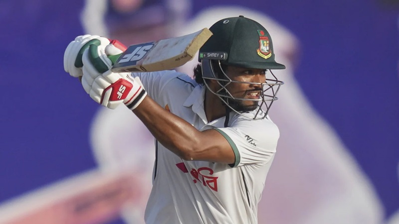 দ্বিতীয় ইনিংসেও সেঞ্চুরি করলেন শান্ত