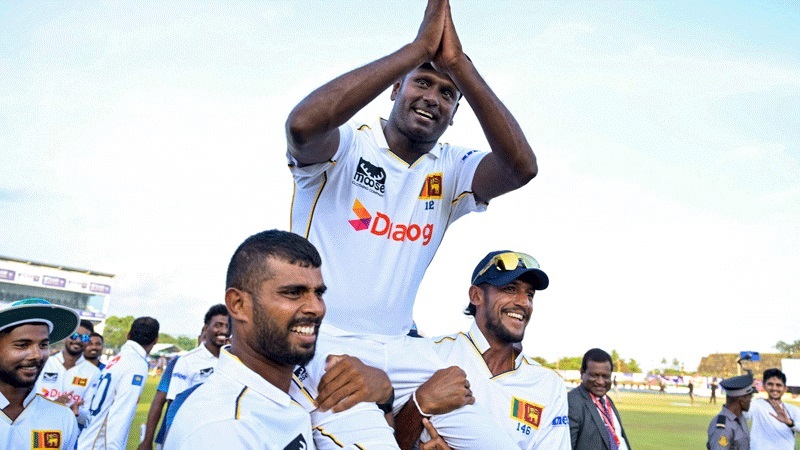 অ্যাঞ্জেলা ম্যাথুসের অন্যরকম বিদায় 
