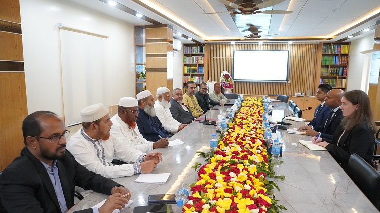 জামায়াত আমিরের সাথে কানাডিয়ান হাইকমিশনারের বৈঠক