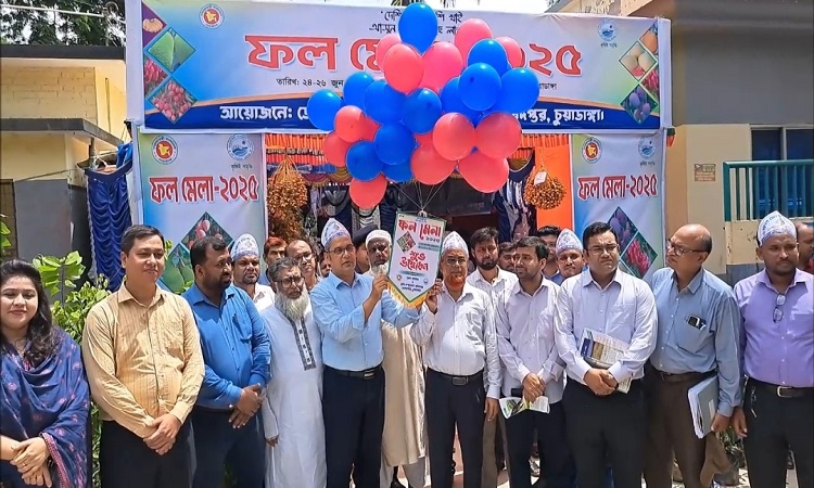 চুয়াডাঙ্গায় শুরু হলো তিন দিনব্যাপি ফল মেলা