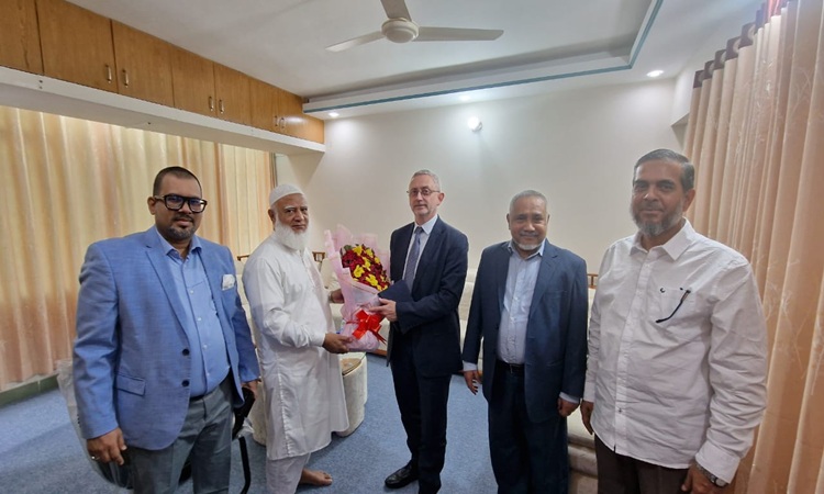 আমীরে জামায়াতের সাথে ইউরোপীয় ইউনিয়নের রাষ্ট্রদূতের বৈঠক