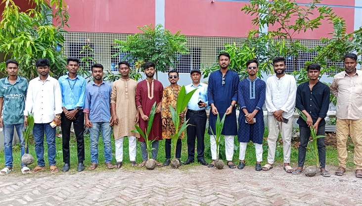 ধুনট সরকারি ডিগ্রী কলেজে ছাত্রদলের বৃক্ষরোপণ