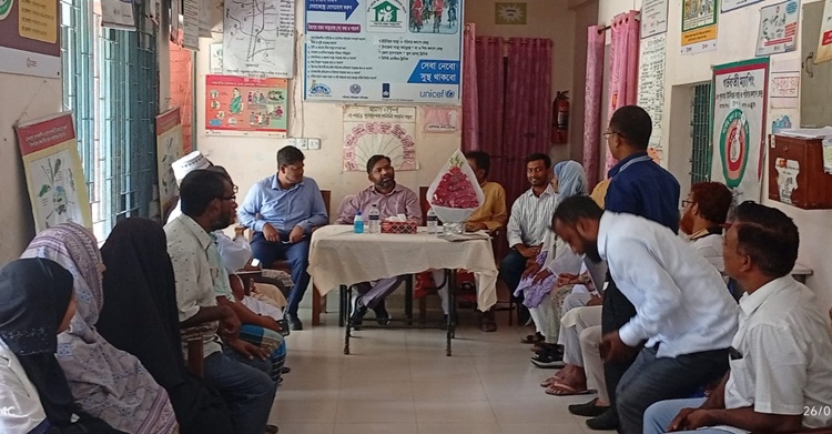 সাঘাটায় ইউনিয়ন স্বাস্থ্য ও পরিবার কল্যাণ কেন্দ্র পরিদর্শন