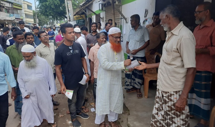 রাষ্ট্র মেরামতের ৩১ দফা প্রচারে বিএনপি নেতার গণসংযোগ