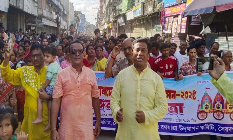 সৈয়দপুরে জগন্নাথের রথযাত্রা 