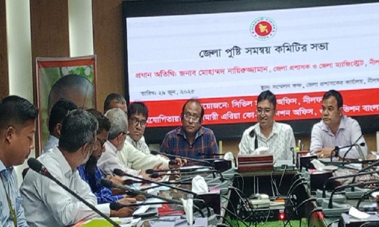 নীলফামারীতে পুষ্টিহীনতার হার কমিয়ে আনার পরিকল্পনা