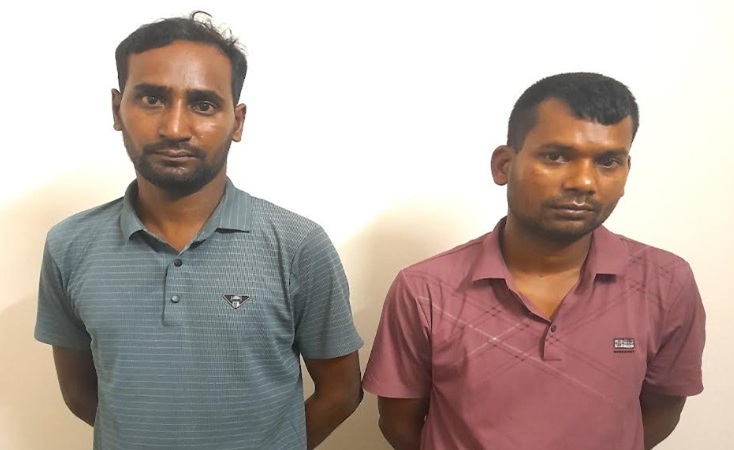 সলঙ্গায় হেরোইনসহ ২ মাদক ব্যবসায়ী গ্রেপ্তার