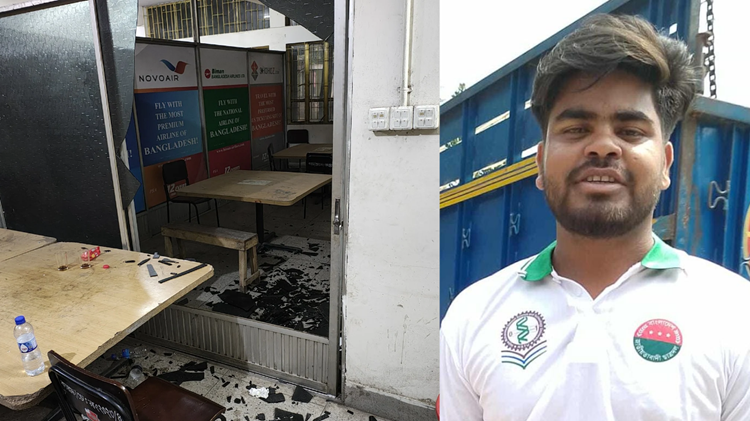 ছাত্রদল কর্মীর নেতৃত্বে হাবিপ্রবিসাসের অফিসরুম ভাঙচুর 