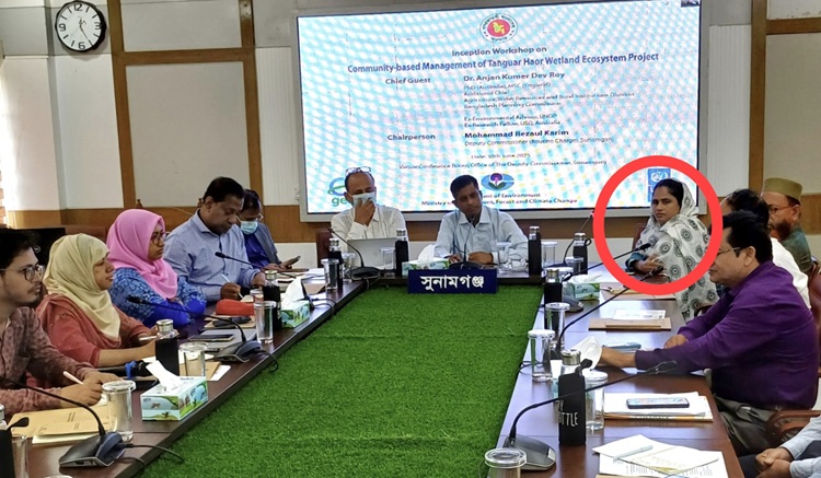 টাঙ্গুয়ায় কর্মশালায় মহিলা লীগ নেত্রীর অংশগ্রহণ নিয়ে বিতর্ক