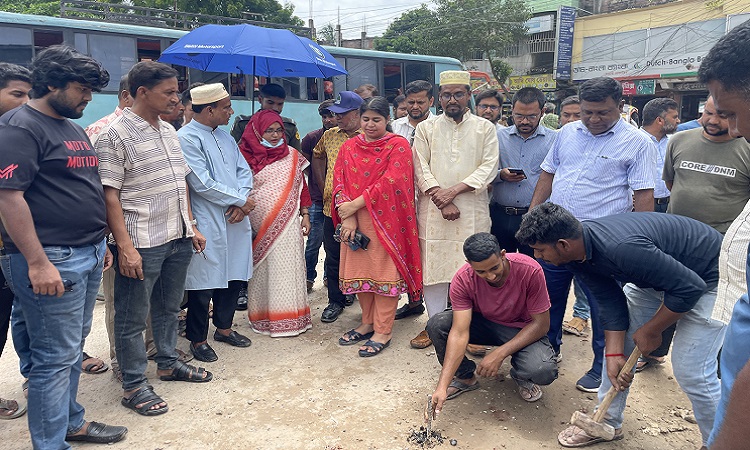 চৌগাছায় টাওয়ার লাইট স্থাপনের কাজ উদ্বোধন