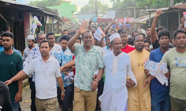  বিএনপি’র ‘৩১ দফা’ বাস্তবায়নে সুনামগঞ্জে অ্যাড. নুরুলে’র গণসংযোগ ও লিফলেট বিতরণ