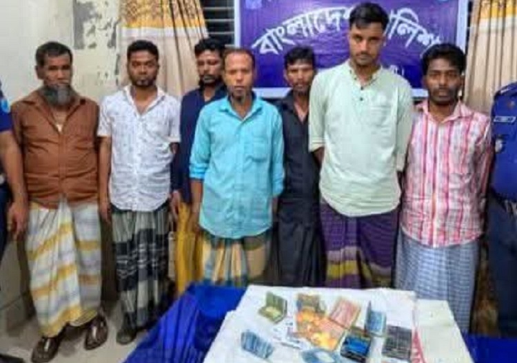 শিবপুরে ৭ জুয়ারী গ্রেপ্তার
